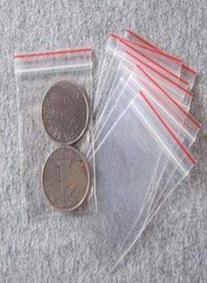 Siddhi Plastic Zip Lock Seal Pack Pouch Bags Transparent Zipseal 1.5x2 Inches -Pack of 200-Resealable Plastic Bags - Image 3